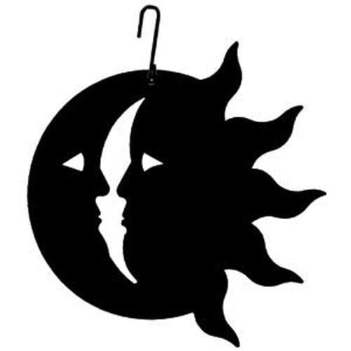 Sun Moon Decorative Hanging Silhouette