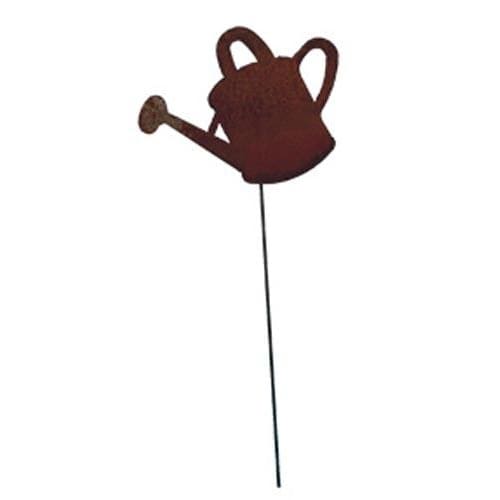 Watering Can Rusted Garden Stake