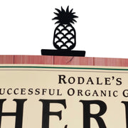 Pineapple Bookmark -Textured clipped onto a book page, showcasing its decorative top and sturdy design for book lovers and office accessories.