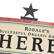 Star Bookmark -Textured clipped onto a book page, showcasing its decorative star top and sturdy design for home or office use.