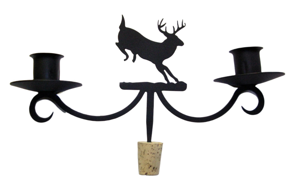 Running Deer Wine Bottle Topper