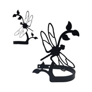 Black metal Dragonfly Curtain Tie Backs - Elegant Window Accessory with nature-inspired design, ideal for modern or rustic home decor themes.