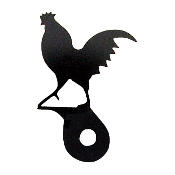 Silhouette de porte d'armoire coq