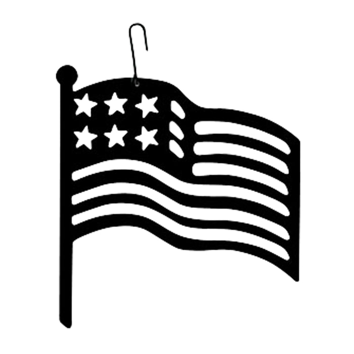 Silhouette suspendue décorative de drapeau américain