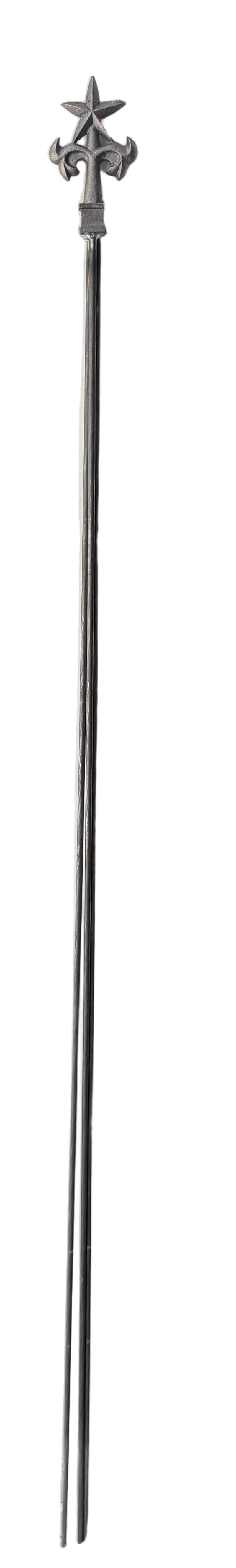 Star Finial Natural Tripod Trellis