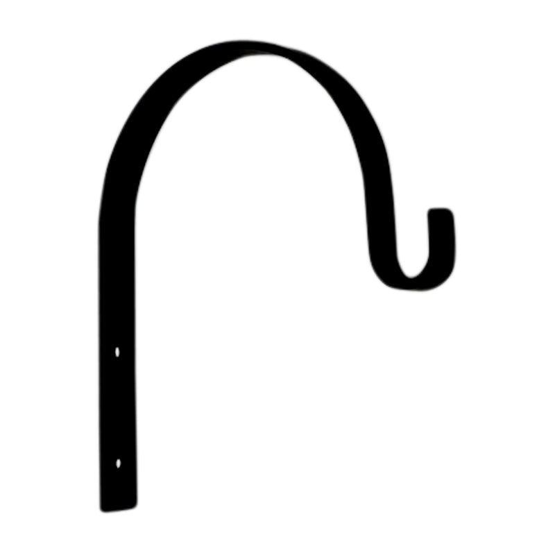 6 Inch Plant Hanger with 6 in. depth for indoor plants, featuring a curved hook design for secure wall mounting in home and garden spaces.