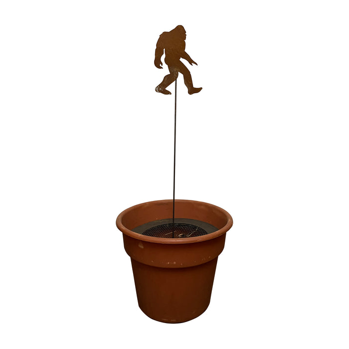 BIG Foot Rusted Garden Stake Small