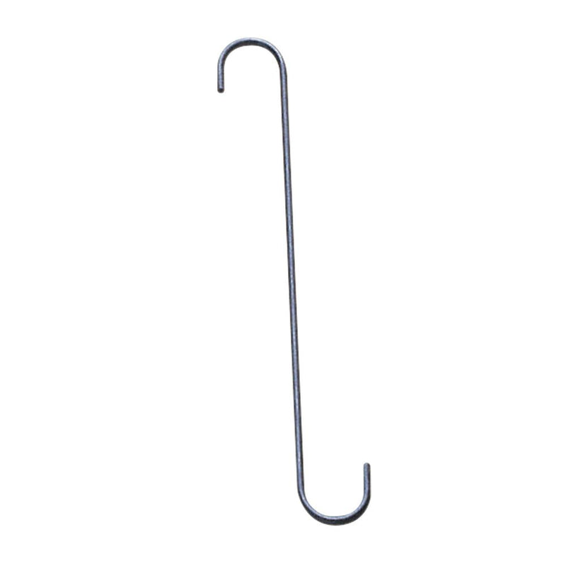 S Hook 10 Inch L (SET OF 6) heavy-duty utility hook for hanging tools or kitchenware. Ideal for home and garden storage organization.