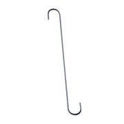 S Hook 12 Inch L (SET OF 6) heavy-duty utility hook for hanging tools or kitchenware. Ideal for home and garden storage organization.