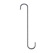S Hook 12 Inch L and 1 1/2 Inch W (SET OF 6) heavy-duty utility hook for hanging tools or plants in home and garden storage setups.