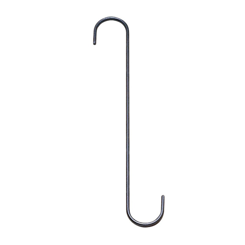 S Hook 12 Inch L and 1 1/2 Inch W (SET OF 6) heavy-duty utility hook for hanging tools or plants in home and garden storage setups.