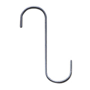 S Hook 6 Inch L and 1 1/2 Inch W (SET OF 6) heavy-duty utility hook for hanging tools or kitchenware in home and garden storage solutions.