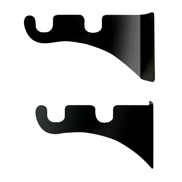 Supports de rideaux pour deux tringles de 1/2 pouce (paire)