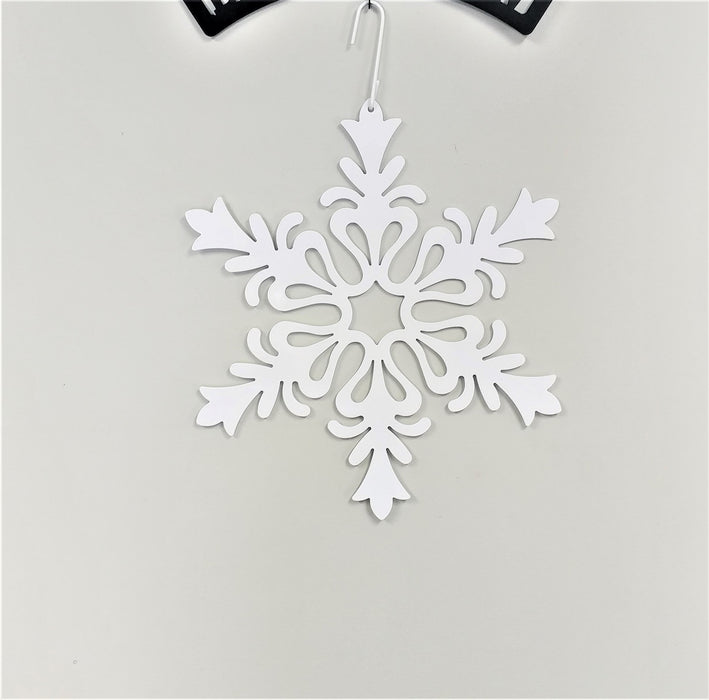 Showflake Floral Design WHITE