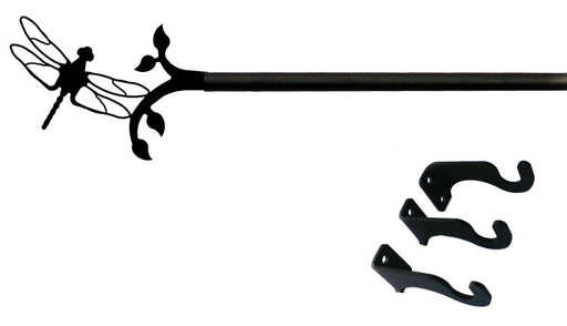 Dragonfly Curtain Rod XL (Hardware is INCLUDED)