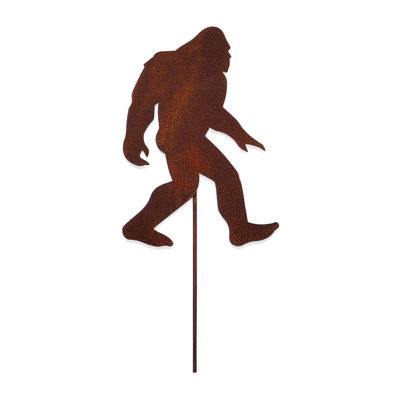 BIG Foot Rusted Garden Stake Small