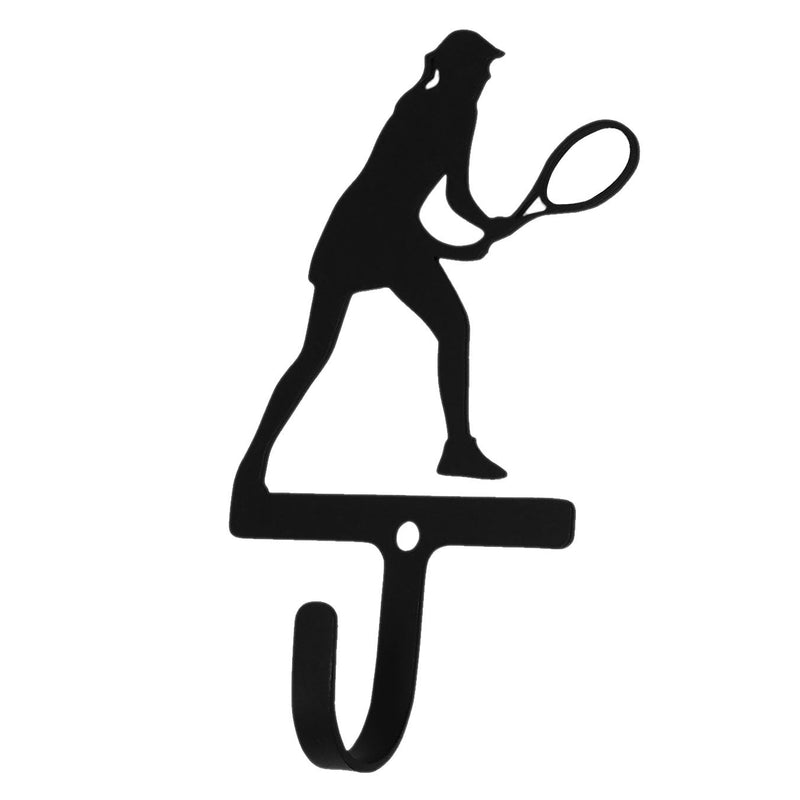 Tennis Player Woman Girl Wall Hook Small