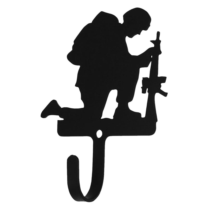 Soldier Kneeling Wall Hook Small