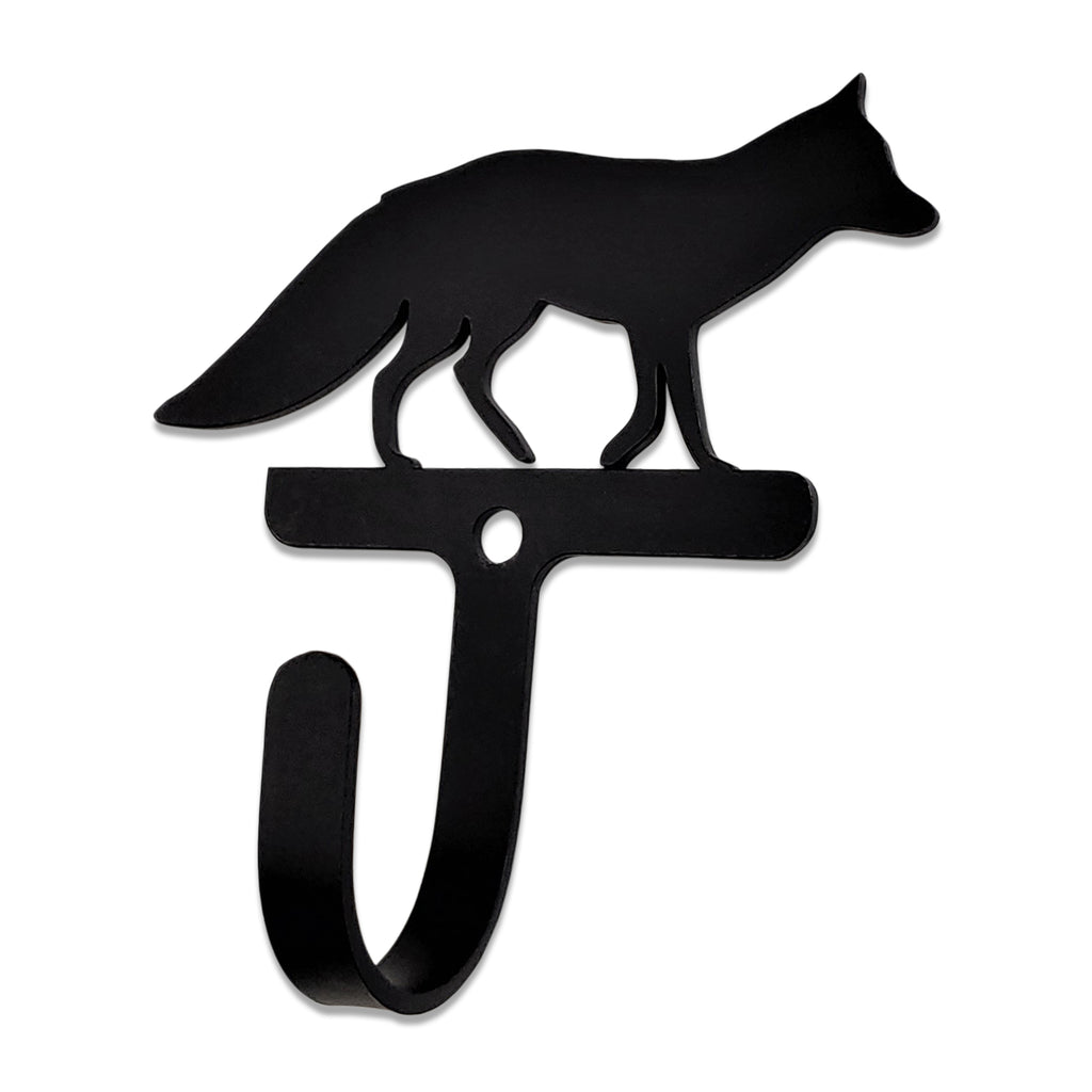 Village Wrought Iron Fox - Wall Hook Small