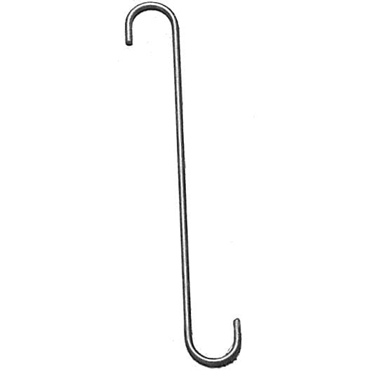 Durable 10-inch S Hook from S Hook 10 Inch L (SET OF 6), perfect for organizing garages, closets, or outdoor spaces efficiently.