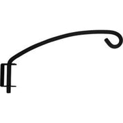 Plant Hanger 12 Inch with Bracket in sleek black finish, designed for space-saving support in home and garden plant setups.