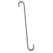 Durable 12-inch S Hook from the S Hook 12 Inch L (SET OF 6), perfect for hanging items in garages, closets, or outdoor spaces.