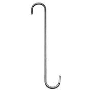 Durable S Hook 12 Inch L and 1 1/2 Inch W (SET OF 6) ideal for organizing garages, kitchens, or closets in storage and organization systems.