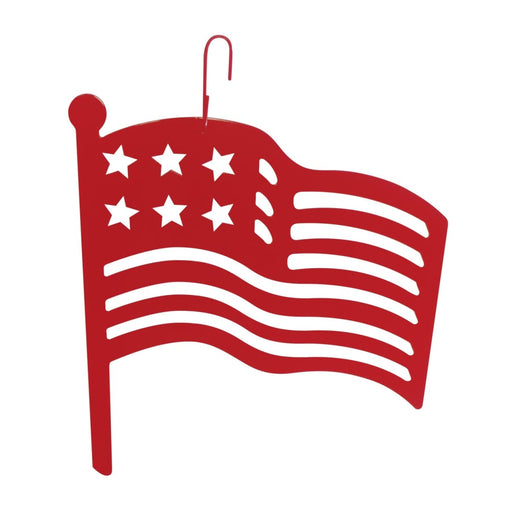 American Flag Decorative Hanging Silhouette Red Color