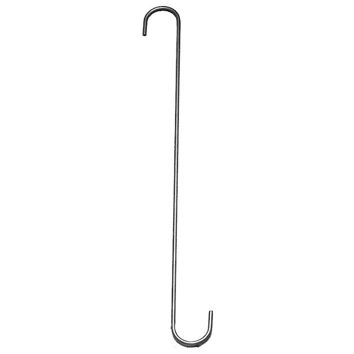 S Hook 18 Inch L and 1 1/2 Inch W — Village Wrought Iron Inc