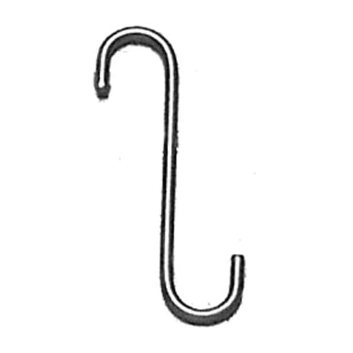 Durable S Hook 4 Inch L and 3/4 Inch W (SET OF 6) for organizing spaces in garages, closets, or kitchens. Part of utility storage hook category.