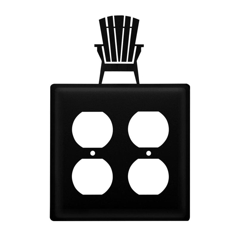 Double Adirondack Double Outlet Cover
