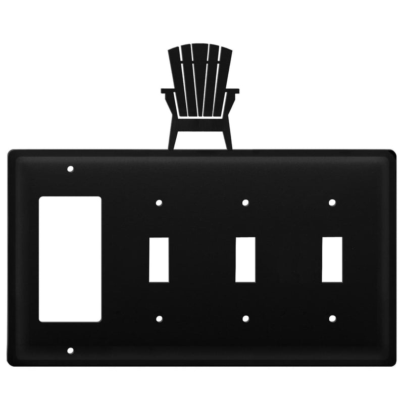 Quad Adirondack Single GFI and Triple Switch Cover CUSTOM Product