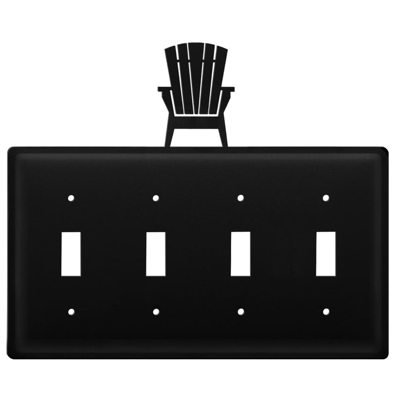 Quad Adirondack Quadruple Switch Cover
