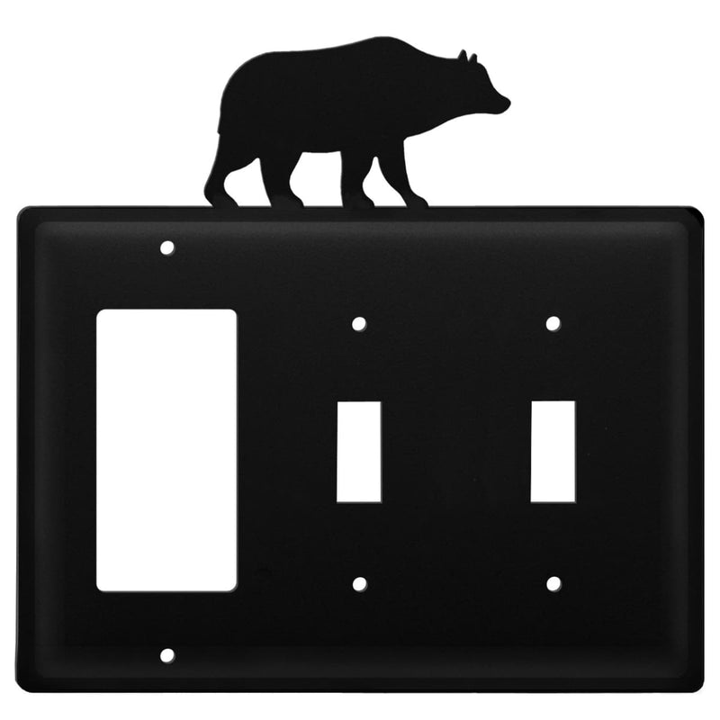 Triple Bear Single GFI and Double Switch Cover CUSTOM Product