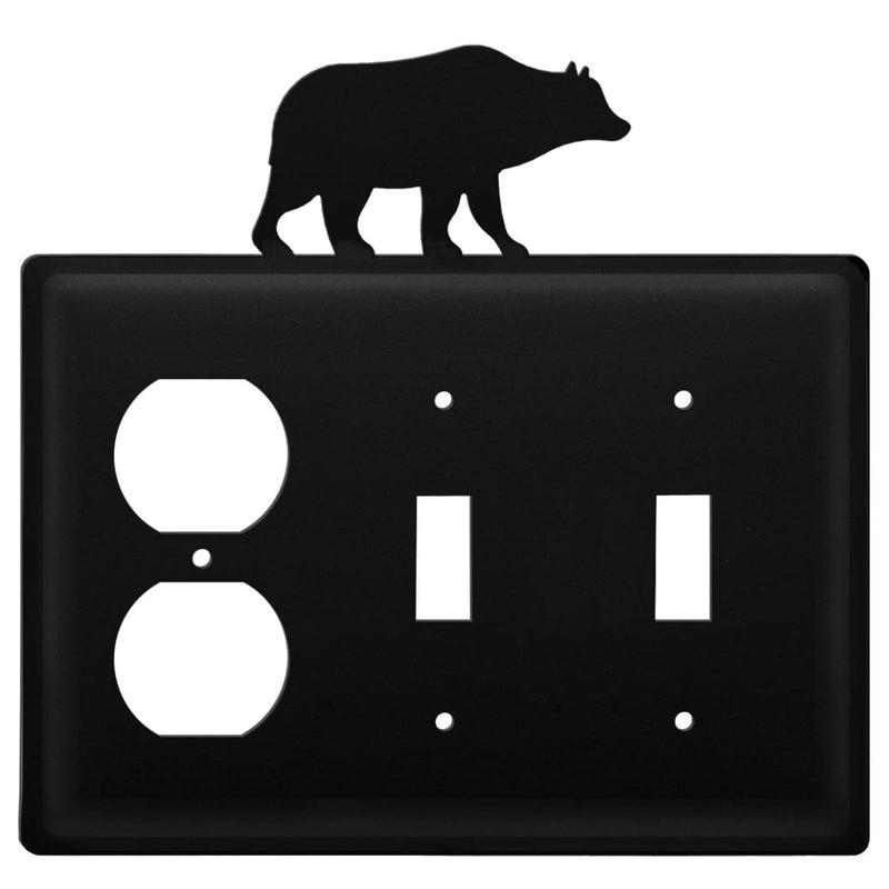 Triple Bear Single Outlet and Double Switch Cover CUSTOM Product