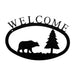Bear & Pine Welcome Sign Small