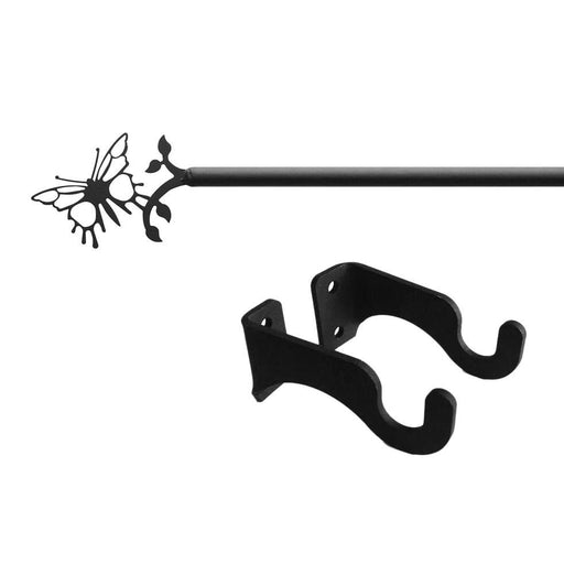 Butterfly Curtain Rod SM (Hardware is INCLUDED)