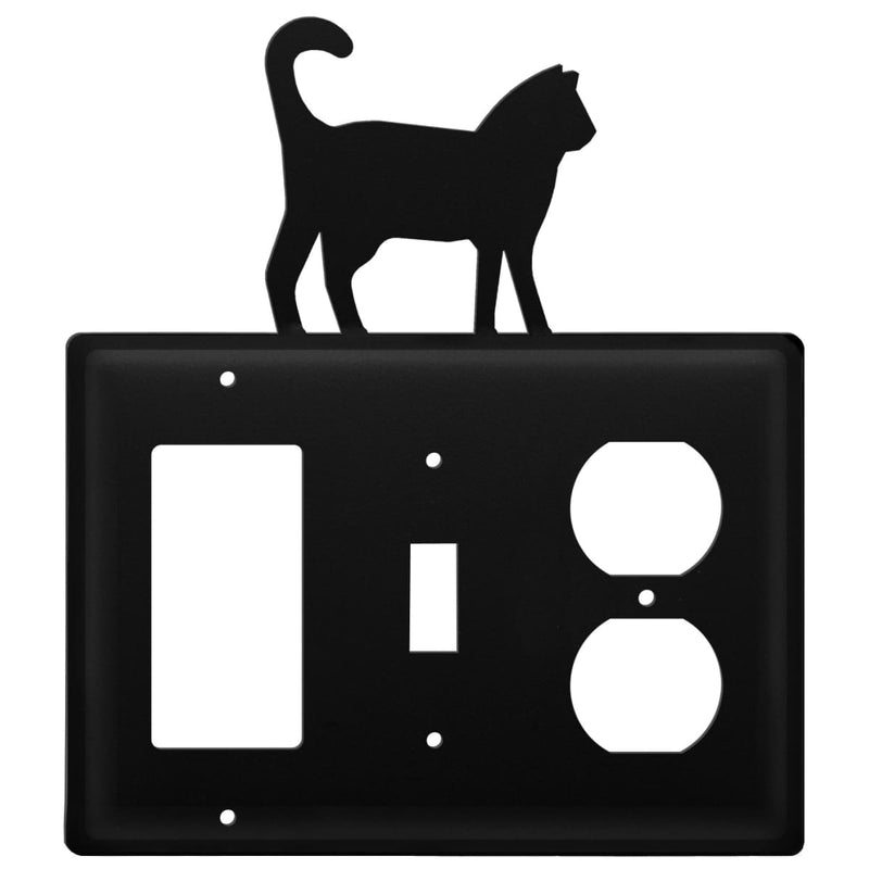 Triple Cat Single GFI Switch and Outlet Cover CUSTOM Product