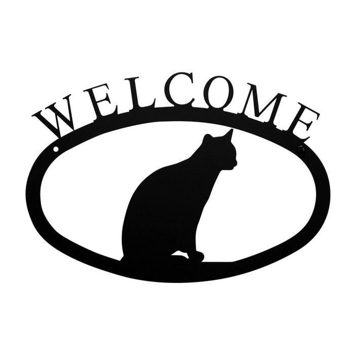 Cat Sitting Welcome Sign Small