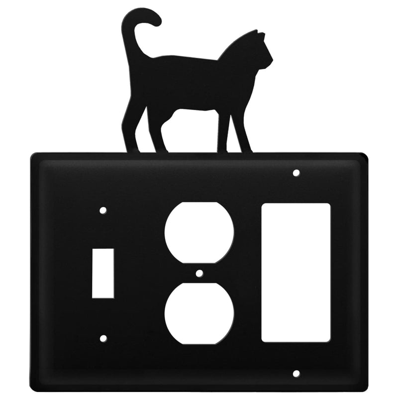 Triple Cat Single Switch Outlet and GFI Cover CUSTOM Product