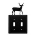 Double Deer Double Switch Cover