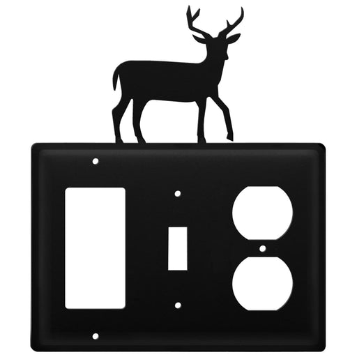 Triple Deer Single GFI Switch and Outlet Cover CUSTOM Product