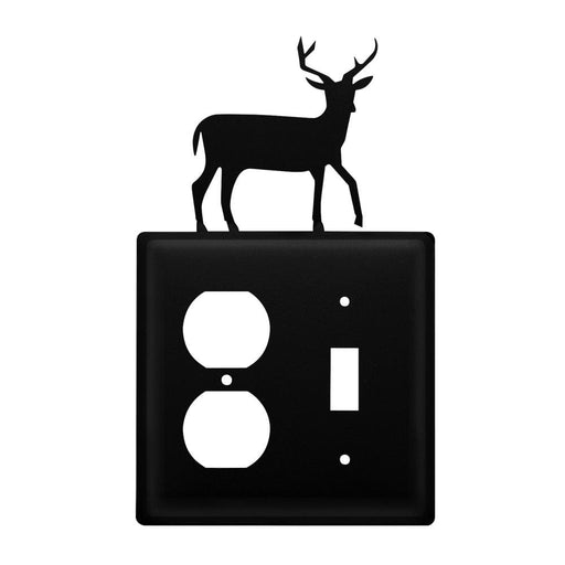 Double Deer Single Outlet and Switch Cover
