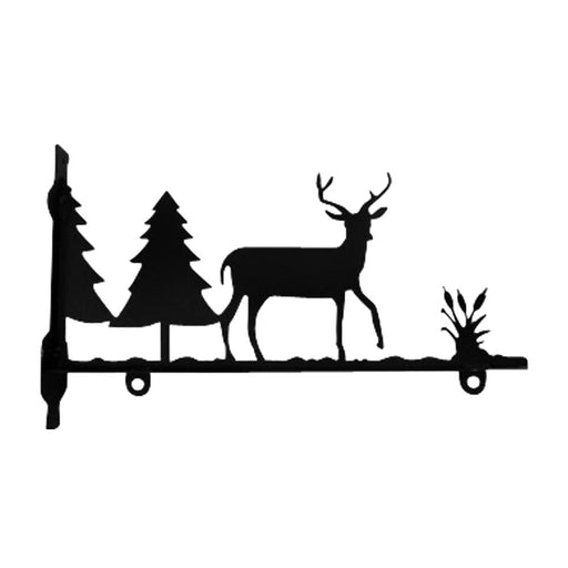 Deer and Pines Sign Bracket 24 Inch