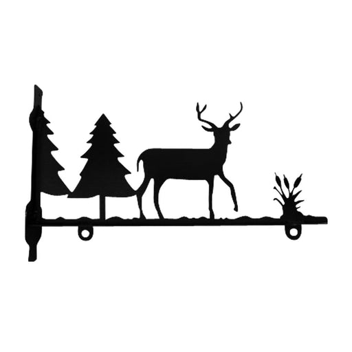 Deer and Pines Sign Bracket 36 Inch