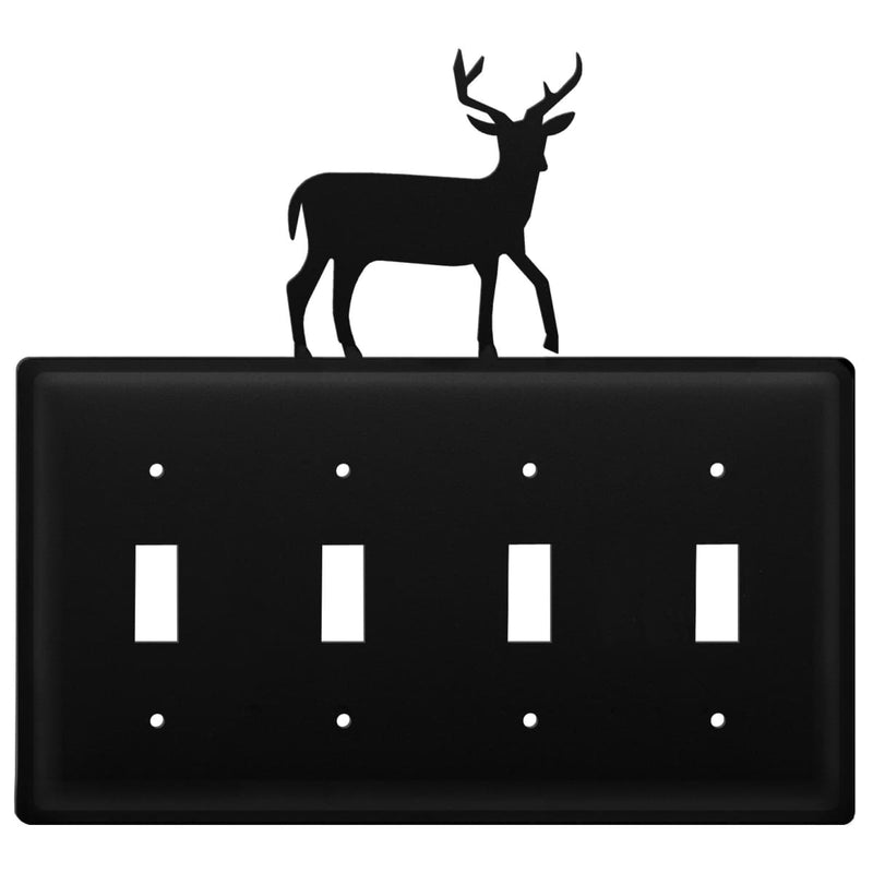 Quad Deer Quadruple Switch Cover