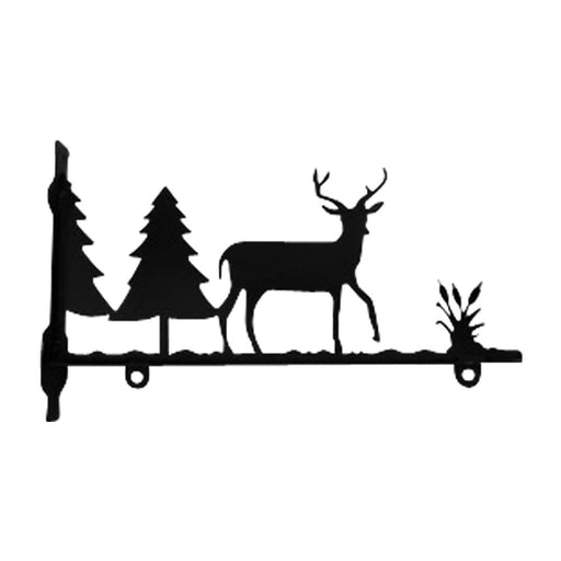 Deer and Trees Sign Bracket 18 Inch