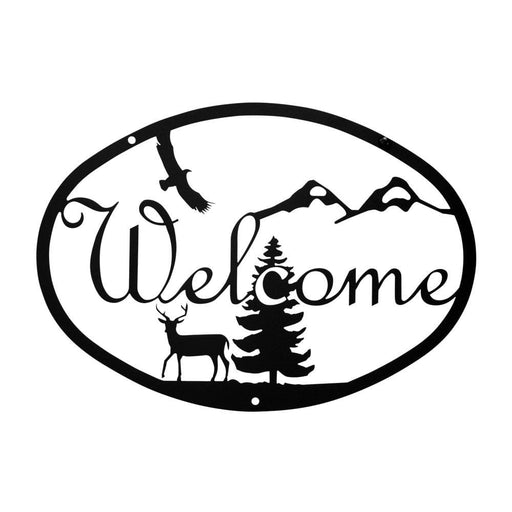 Deer Welcome Sign Medium