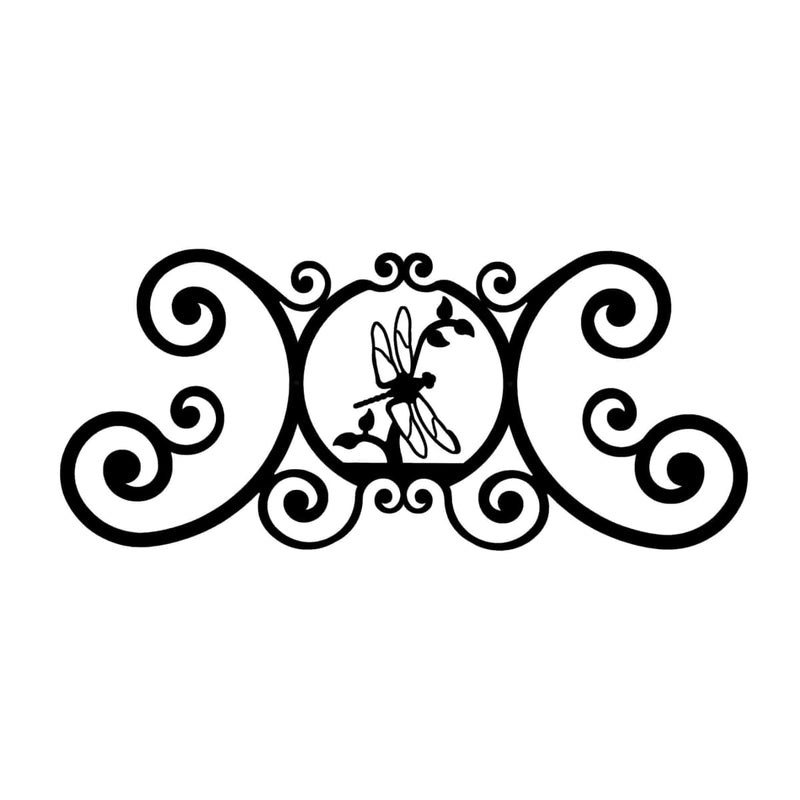 Dragonfly Over Door Plaque