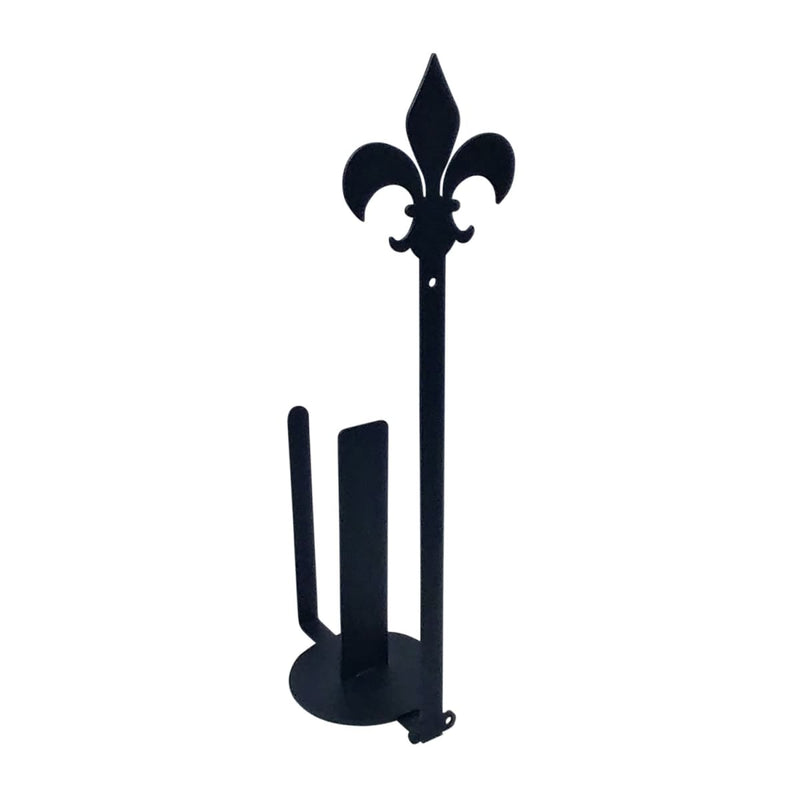 Fleur de lis Paper Towel Holder Holder Vertical Wall Mount
